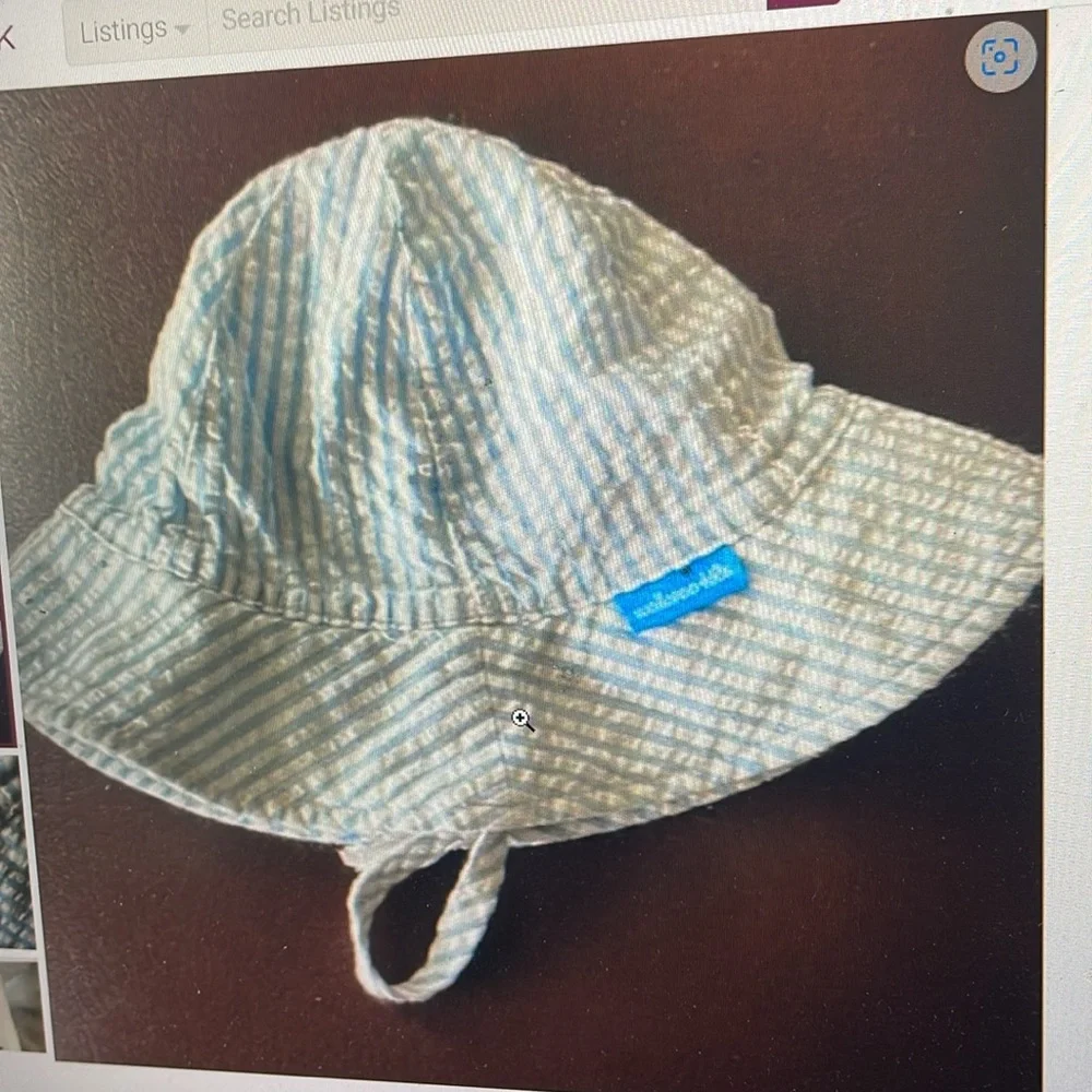 Wallaroo kids lids Lorikeet seersucker hat